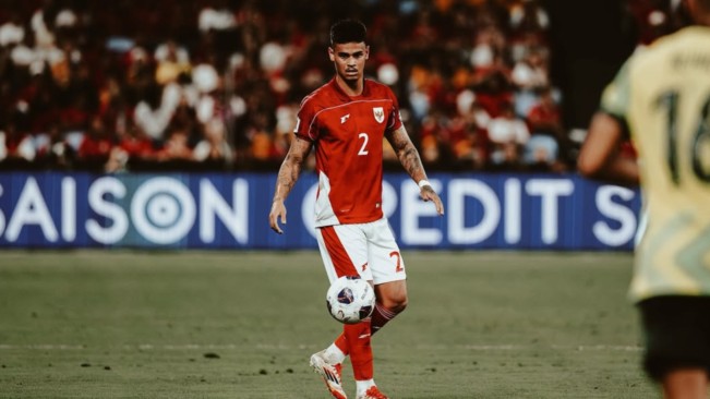 Mees Hilgers saat berseragam Timnas Indonesia. [Instagram]